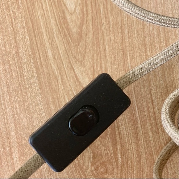 1x White Cream Plug-In Bohemian Boho Wall Sconce Light - Picture 7 of 7